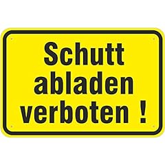 Schild schutt abladen gebraucht kaufen  Wird an jeden Ort in Deutschland