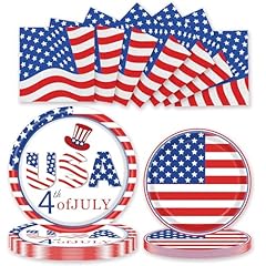 60pcs patriotic plates for sale  Delivered anywhere in USA 