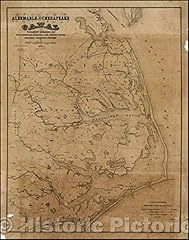 Historic map albemarle for sale  Delivered anywhere in USA 