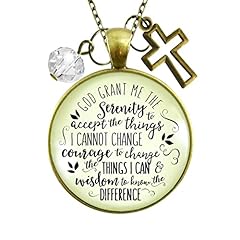 Serenity prayer necklace for sale  Delivered anywhere in USA 