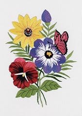 Janlynn floral crewel for sale  Delivered anywhere in USA 