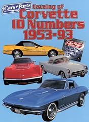 Catalog corvette numbers for sale  Delivered anywhere in USA 