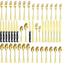 Piece gold silverware for sale  Delivered anywhere in USA 