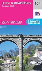 Leeds bradford map for sale  Delivered anywhere in UK