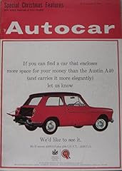 Autocar magazine 1963 for sale  Delivered anywhere in UK