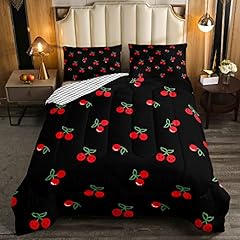 Red cherry comforter for sale  Delivered anywhere in USA 