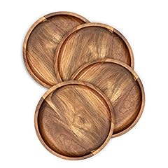 Wooden plates round for sale  Delivered anywhere in USA 
