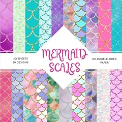 Mermaid scales scrapbook for sale  Delivered anywhere in UK