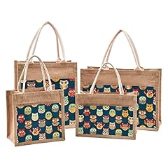 Jute tote bag for sale  Delivered anywhere in UK