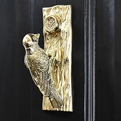 Polished brass woodpecker for sale  Delivered anywhere in UK