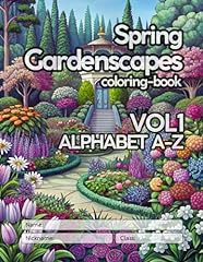 Spring gardenscapes coloring d'occasion  Livré partout en France