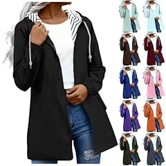 Hooded raincoat women for sale  Delivered anywhere in UK
