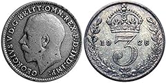 1926 silver threepence for sale  Delivered anywhere in UK