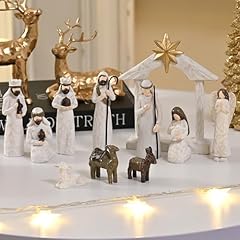 Aomoonoa white nativity for sale  Delivered anywhere in USA 