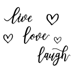 Piece live laugh for sale  Delivered anywhere in USA 