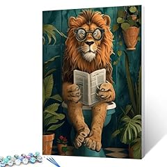 Funny lion bathroom for sale  Delivered anywhere in USA 