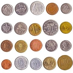 10 Monete Diverse Raccolte a Caso Dai Paesi Dell'isola usato  Spedito ovunque in Italia 