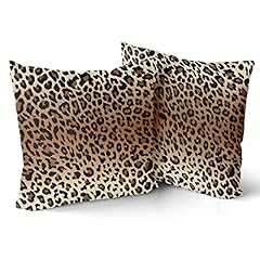 Brown leopard pillow for sale  Delivered anywhere in USA 