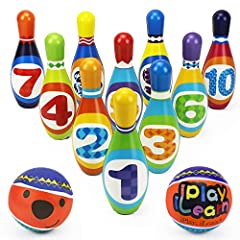 iPlay, iLearn Kids Bowling Toys Set, Toddler Indoor for sale  Delivered anywhere in USA 