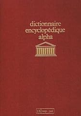 Dictionnaire encyclopédique a d'occasion  Livré partout en France
