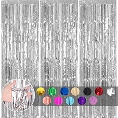 3pcs silver metallic for sale  Delivered anywhere in UK