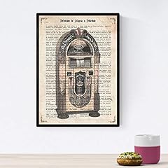 Nacnic rockola poster usato  Spedito ovunque in Italia 