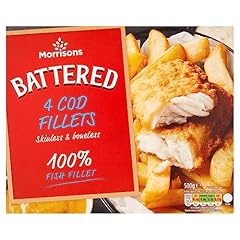 Morrisons battered cod for sale  Delivered anywhere in UK
