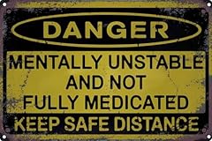 Vintage tin danger for sale  Delivered anywhere in UK