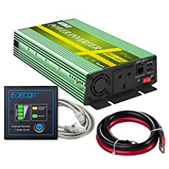 EDECOA Pure Sine Wave Power Inverter 1000W DC 12V to for sale  Delivered anywhere in UK