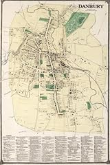 Danbury connecticut map for sale  Delivered anywhere in UK