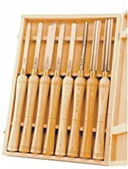 PSI Woodworking LCHSS8 HSS Wood Lathe Chisel Set, 8-Piece for sale  Delivered anywhere in Canada