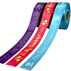 Personalised ribbon 25mm for sale  Delivered anywhere in UK
