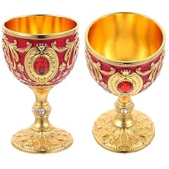 2pc gold red for sale  Delivered anywhere in USA 