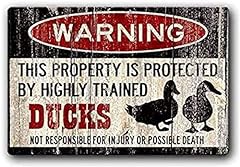 Lbs4allduck sign funny for sale  Delivered anywhere in UK