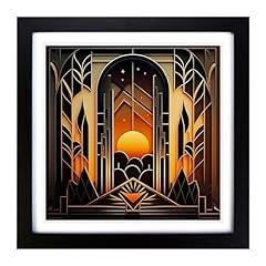Art deco sunset for sale  Delivered anywhere in UK