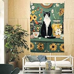 Cute tapestry cat for sale  Delivered anywhere in USA 