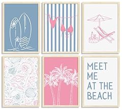 6pcs coastal beach for sale  Delivered anywhere in USA 