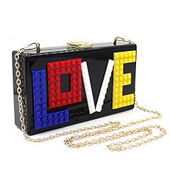 Love acrylic clutch for sale  Delivered anywhere in USA 
