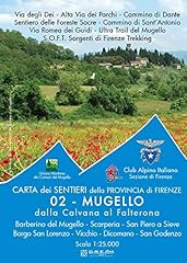 Carta dei sentieri usato  Spedito ovunque in Italia 