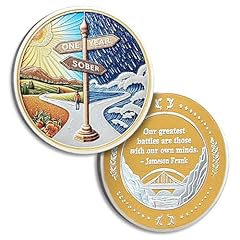 Year sobriety coin for sale  Delivered anywhere in UK