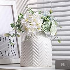 Hjn white vase for sale  Delivered anywhere in USA 