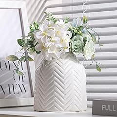 Hjn white vase for sale  Delivered anywhere in USA 