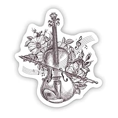 Violin floral vinyl for sale  Delivered anywhere in USA 