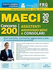 Maeci 2025 concorso usato  Spedito ovunque in Italia 