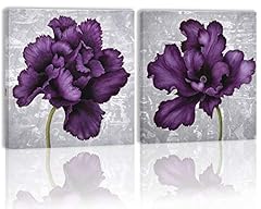 Purple flower wall for sale  Delivered anywhere in USA 
