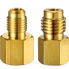 2 Pieces 6015 R134A Brass Refrigerant Tank Adapter for sale  Delivered anywhere in USA 