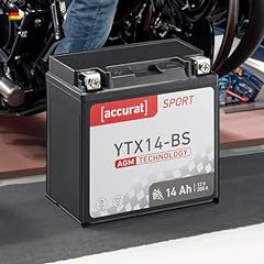 Accurat motorradbatterie ytx14 gebraucht kaufen  Wird an jeden Ort in Deutschland