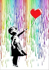 Canvasartshop banksy balloon for sale  Delivered anywhere in UK