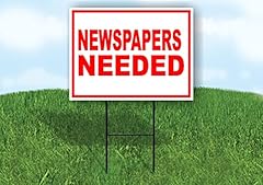 Newspapers needed red for sale  Delivered anywhere in USA 