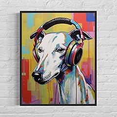 Whippet art print for sale  Delivered anywhere in USA 